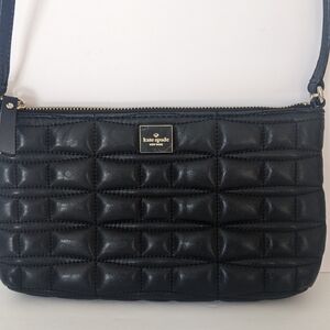 Kate Spade Black Quilted Crossbody Bag